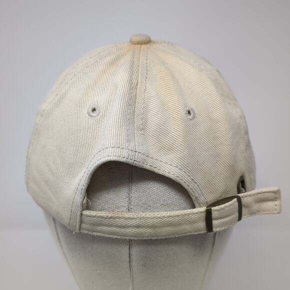 Adknowledge Slideback Baseball Cap Beige OS Adjustable Embroidered Velocity - Picture 6 of 9